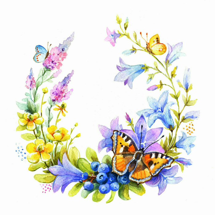 Летняя цветочная композиция