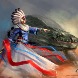 Шаманка и ее спутник