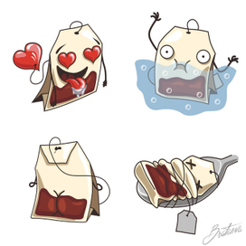 Стикеры Пакетик чая 2