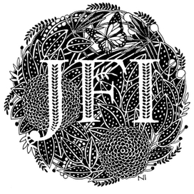 Знак с инициалами на заказ. Lettering