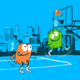 Монстры баскетбол
