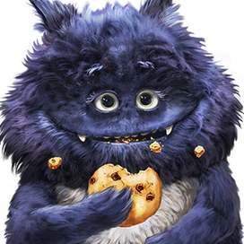 Монстрик-сладкоежка