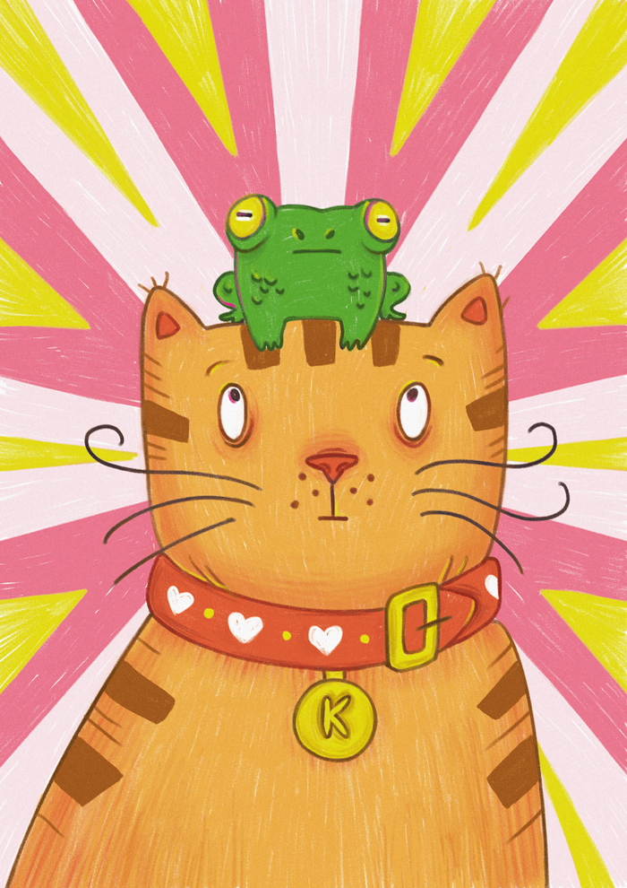 Жабка и кот