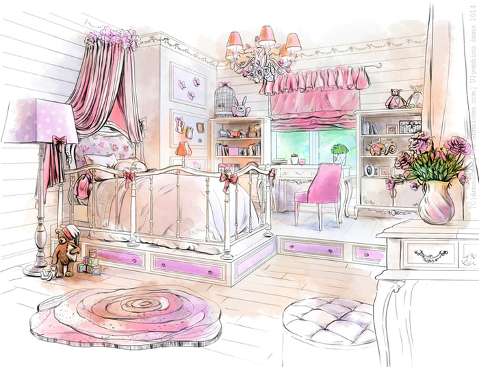 ДЕТСКАЯ. серия "Интерьеры"