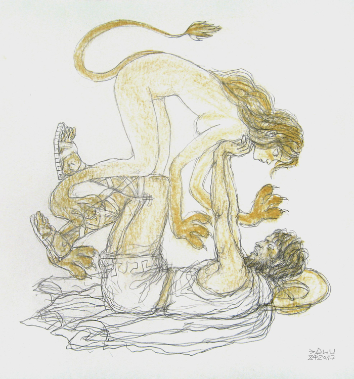 Эдип и Сфинкс