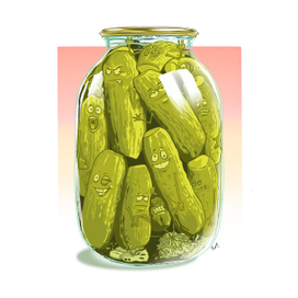 В одной банке