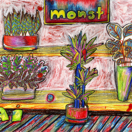 Космический цветочный магазин