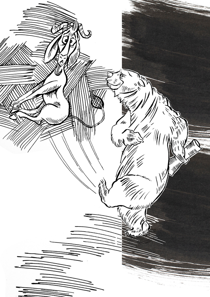 Басня о медведе и козле