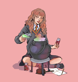 Гермиона готовит свое зелье