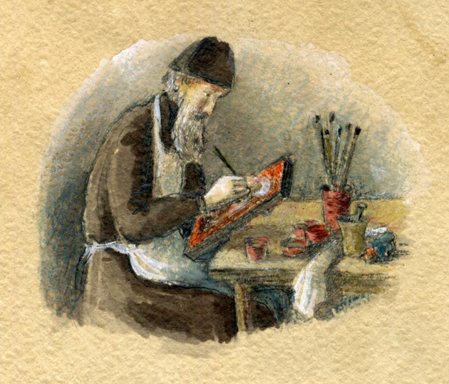 "Мы живем в древнем Новгороде", иллюстрации к энциклопедии