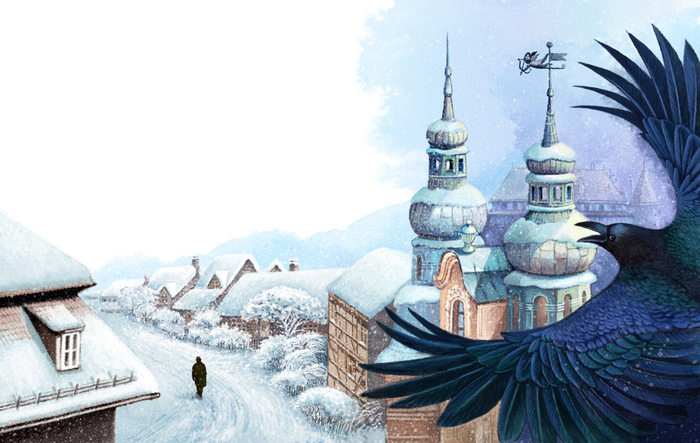 К произведению Марины Дробковой "Шуберт и зимний путь". Издательство " Аквилегия-М".4