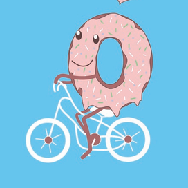 Пончик на велосипеде(Hello!)