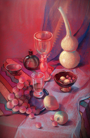 "Натюрморт на красном"