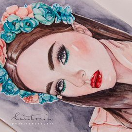 Акварельный портрет