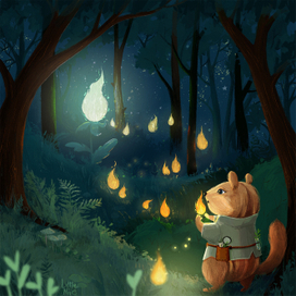 Оливер и таинственные огоньки