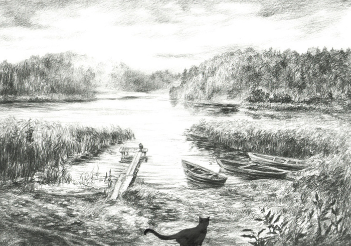 В ожидании рыбаков