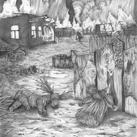 Триптих по теме "Куклы"