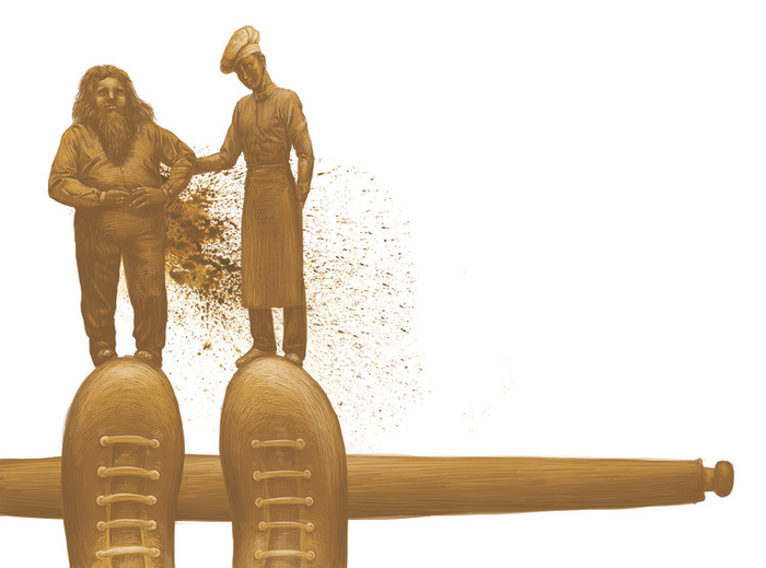 Иллюстрация к роману Дэниела Киза "Цветы для Элджернона"