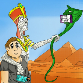 Селфи с человеком