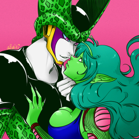 Lady Piccolo and Cell 4