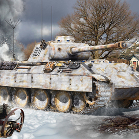 Panther Ausf D( commission artwork )