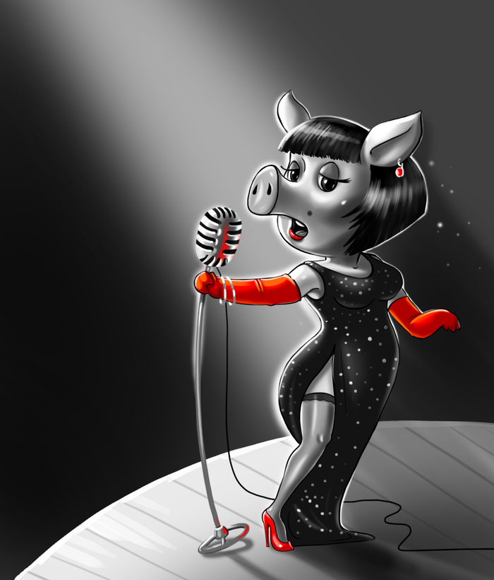 Нуарная свинка 