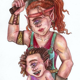 Работа в кузне