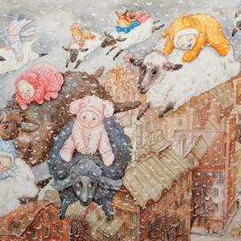 Тучные овцы-подушки-считалки:)