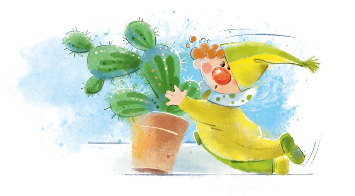 Чуть не упал!