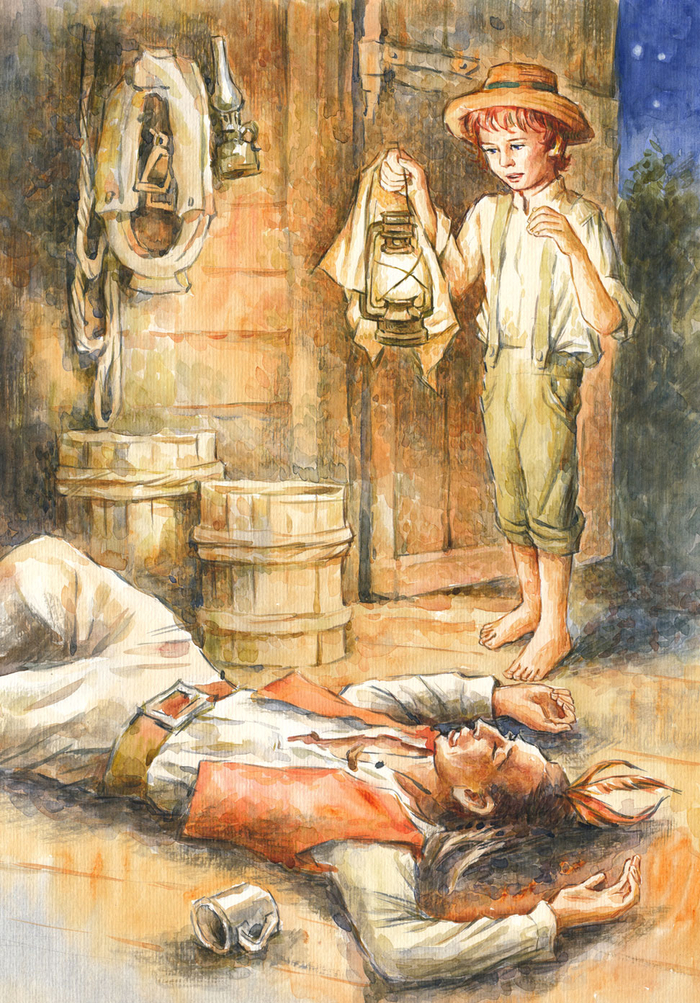 Приключения Тома Сойера. В берлоге индейца Джо