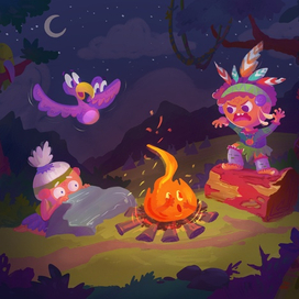 Страшилки возле костра