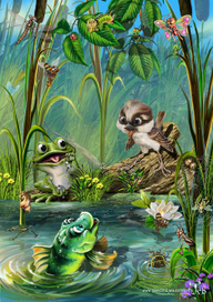 Иллюстрация к книге.. Мамин-Сибиряк...