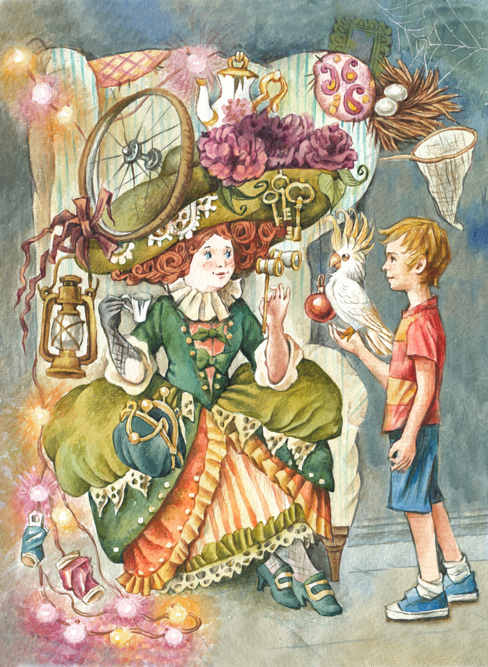 Госпожа Ветошь, повелительница замка Ненужных вещей.