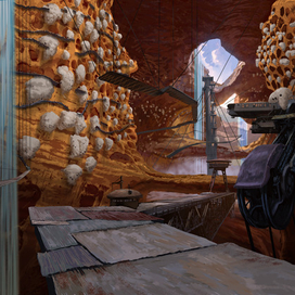 Фон для ан. сериала "Анфилада миров"