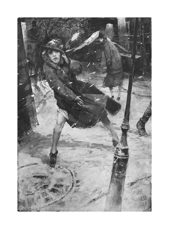 М.А.Булгаков "Собачье сердце" иллюстация к 1 главе