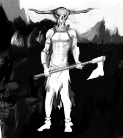 Неизвестный с топором