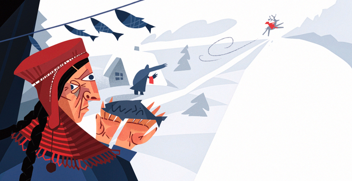 СНЕЖНАЯ КОРОЛЕВА в стиле Пабло Пикассо