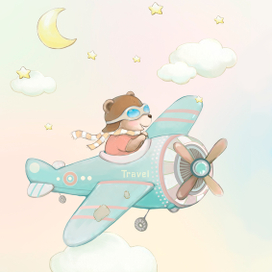 Мишка-пилот