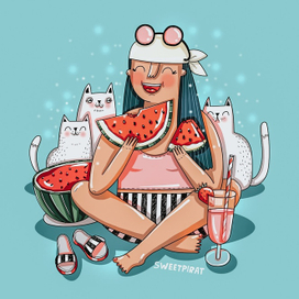 Watermelon girl