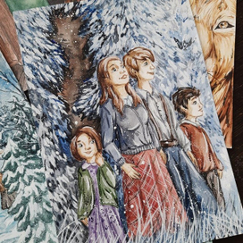 Семья Певенси впервые в Нарнии