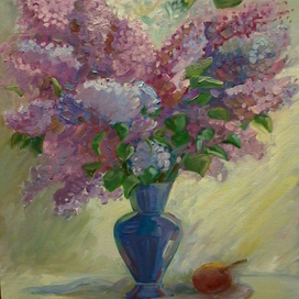 Натюрморт с сиренью