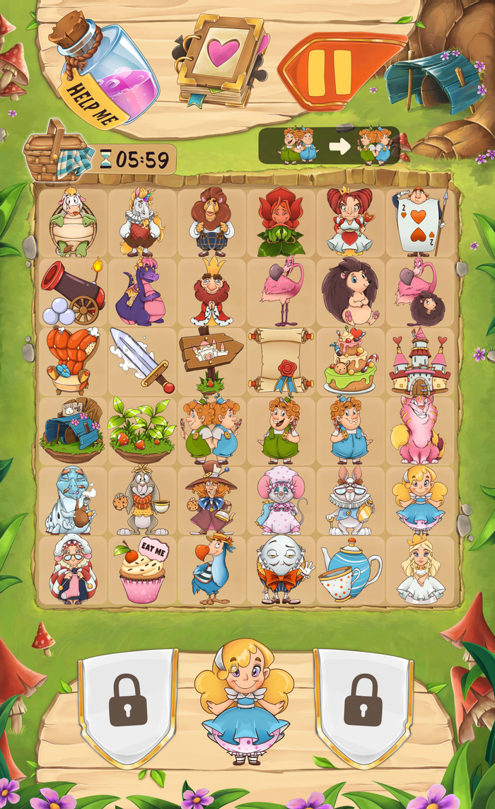 экран игры "Alice"