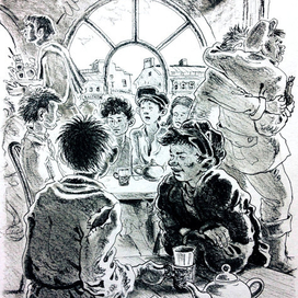 Мазурики в одесском трактире