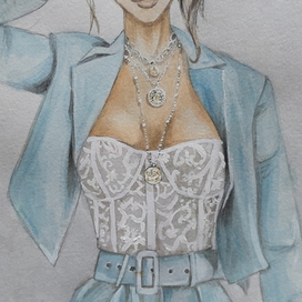 Фэшн иллюстрация 