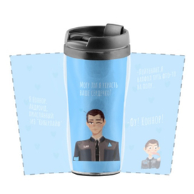 Дизайн бутылочки для воды с Конором