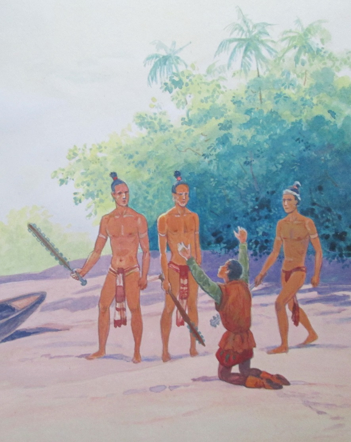 Р. Хаггард "Дочь Монтесумы" (илл. 8 "Томас и ацтеки")