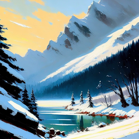 Горное озеро