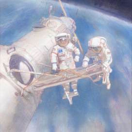 Два агорафоба на прогулке.