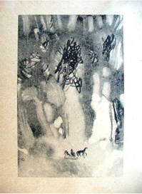 М.Агеев, "Роман с кокаином", монотипия