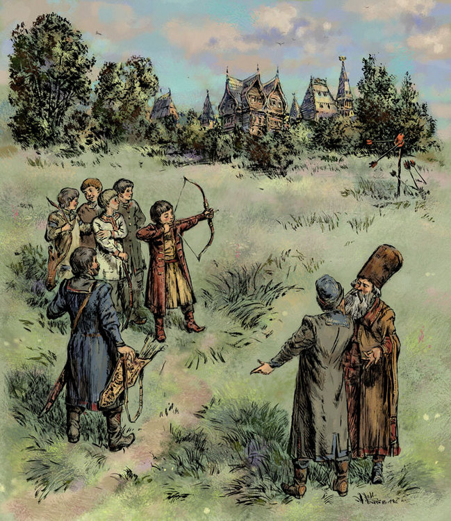 шапка на палке